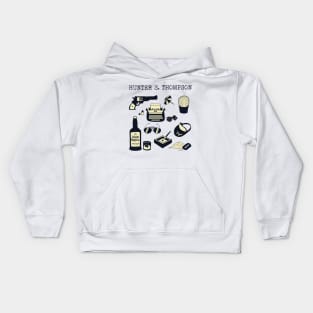 The Things of Hunter S. Thompson Kids Hoodie